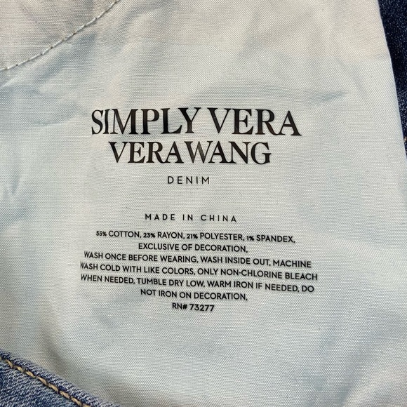 Simply Vera   Vera Wang Mid-Rise Jeans size 4 - Picture 9 of 10